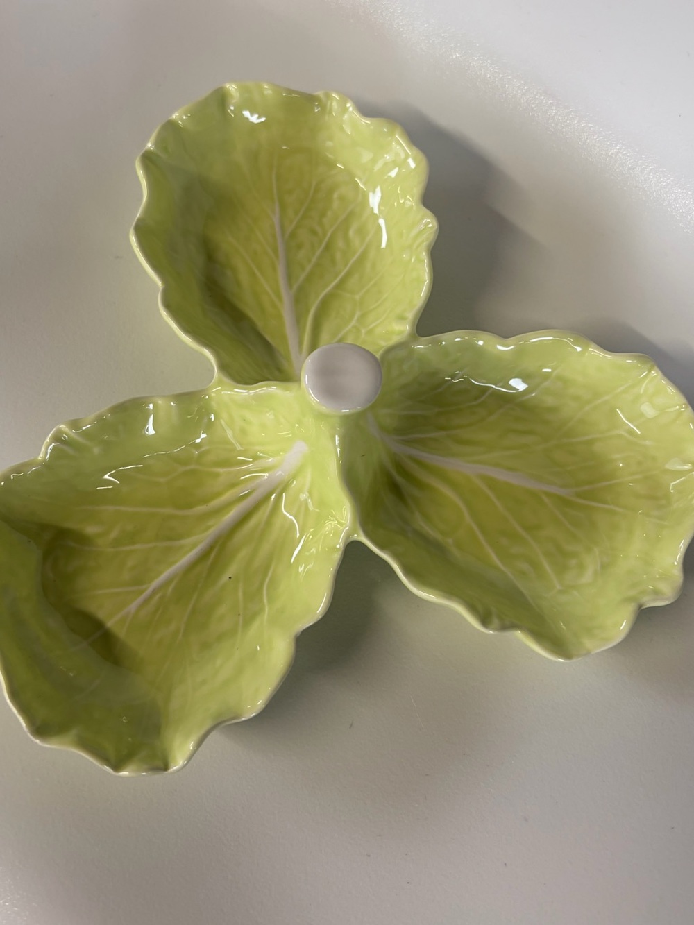 Vintage Bordallo Pinheiro cabbage Relish Dish